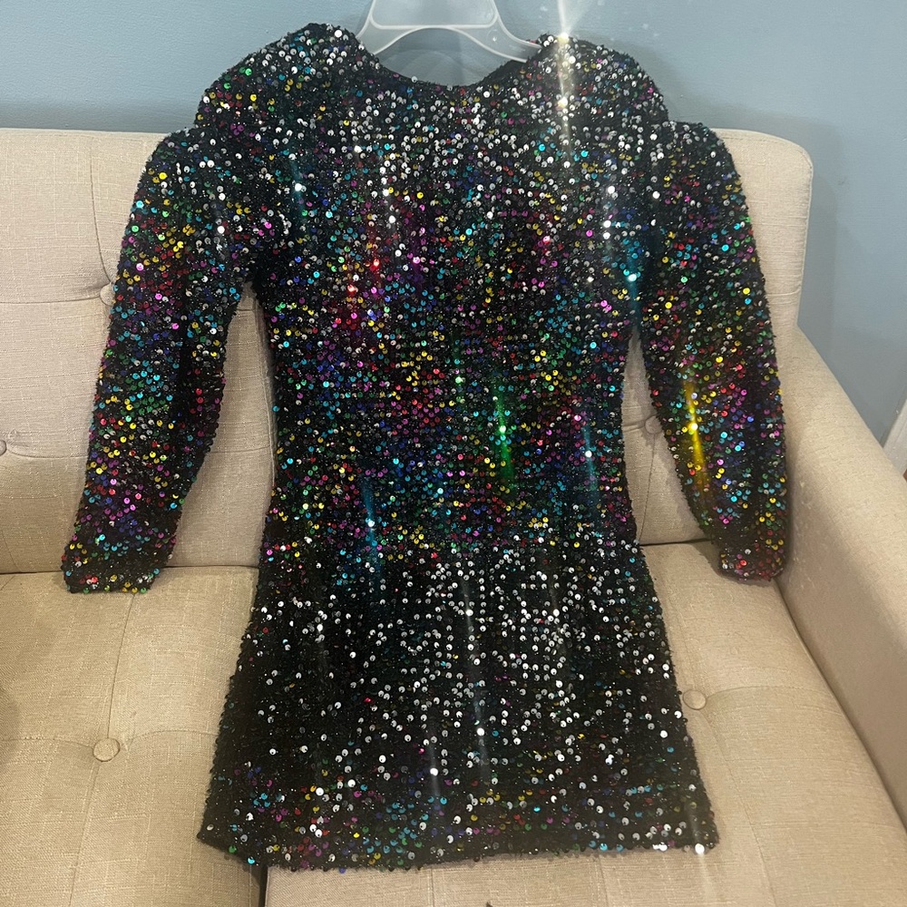 Sequin dress from Bloomingdale’s size small!